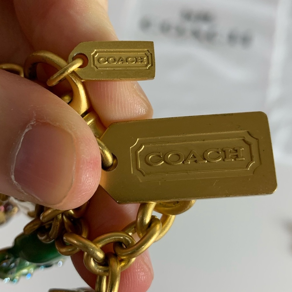 NEW $750 LIMITED EDITION COLLECTIBLE COACH BEACH STARFISH Y2K CHARM BRACELET - Picture 5 of 11